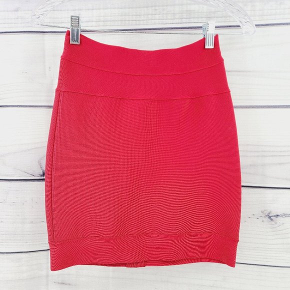 Herve Leger Charlotte Bandage Mini Pencil Skirt - Picture 1 of 4